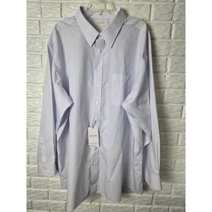 ROUNDTREE & YORKE Gold Label Non Iron Dress Shirt NWT Size 20 36/37 Tall